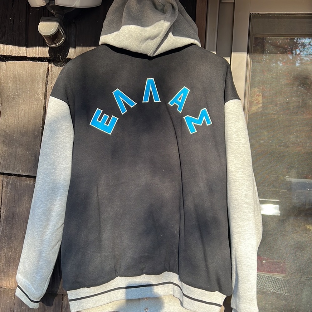 Worn 2x Pristine Greek Heritage, cotton and polyester jacket with hood. - Picture 4 of 8